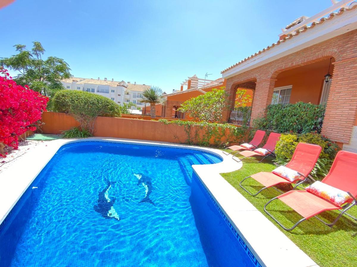 Villa With Heated Private Pool, Sea View& Turkish Sauna Benalmádena Exterior photo